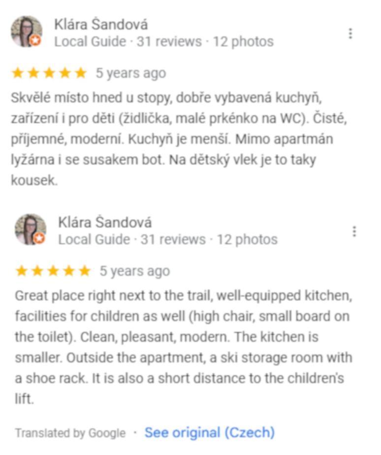 Elements Apartments & Veronika Boží Dar 外观 照片